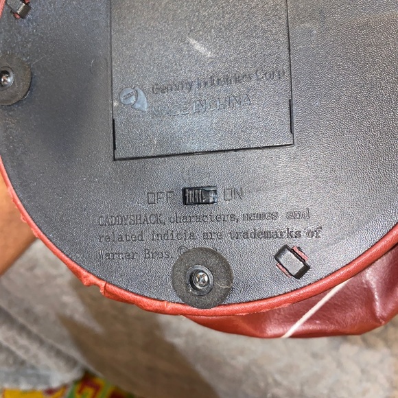 RARE 80s Caddyshack Gopher Animated Dancing Clubs Golf Bag Singing "I'm Alright" - Picture 10 of 12